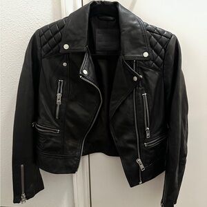 AllSaints Leather Biker Jacket
